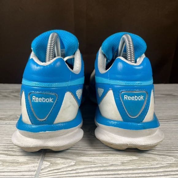 Reebok Runtone White Blue Running Shoe Athletic Sneaker Womens 8.5 - Picture 4 of 8